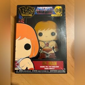 NWT Funko Pop! Pin Masters of the Universe Characters Set He-Man #9